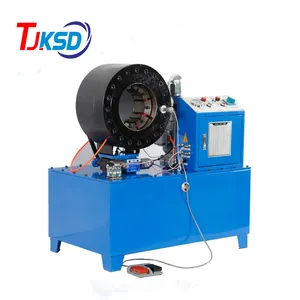 TUV CE 170mm 6 pouces suspension pneumatique machine de sertissage tuyau carré haute pression hydraulique tuyau machine de serrage