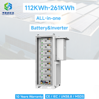 Système de stockage d'énergie PV Plus avec batterie au lithium, armoire de stockage d'énergie intégrée IP65 avec système solaire de 50 kW