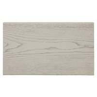Planche de terrasse en PU solide de 360 cm, système de revêtement de sol extérieur résistant aux intempéries, grain de bois en relief 3D pour patio, bord de piscine, balcon