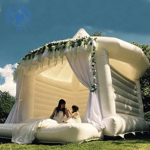 Neues aufblasbares weißes Schloss für Erwachsene, Outdoor-Hüpfburg für Hochzeiten - Product Image 1