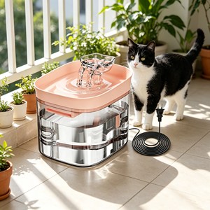 Energy Saving Electric Pet Water Dispenser Fresh Water Cycle Easy Clean Pet Fountain - Product Image 1