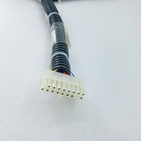 Conector D-Sub multipin con carcasa blanca, enchufe de alimentación tipo barril, arnés de cableado para panel de control de máquina CNC
