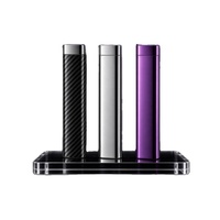Briquet USB rechargeable coupe-vent sans flamme à arc plasma en métal, personnalisable avec logo, cadeau promotionnel, vente en gros, en stock usine