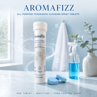 Aromafizz Comprimés de nettoyage solides multi-usages écologiques jetables à marque privée personnalisée avec parfum longue durée