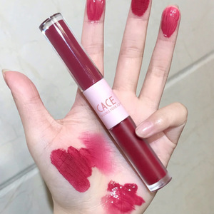 Nouveau Gloss à Lèvres Velours Mat Double Embout avec Miroir, Huile à Lèvres Hydratante et Brillante, Cosmétiques Coréens, Vente en Gros - Product Image 4