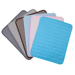 Dogs Cats Ice Silk Washable Summer Cooling Mat Pet Dog Self Cooling Pad Pet Cooling Mat