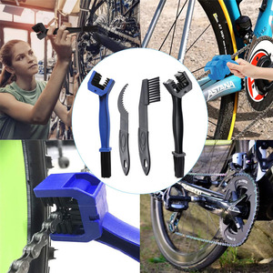 Bicycle Chain Cleaning Brush Set ABS Portable Bike Maintenance Tool for Mountain Road Cycling Gear - Product Image 1
