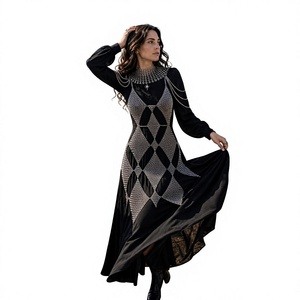 Silver-Plated Metal Armor <b>Dress</b> Irregular Shape Fashion Wearable Armor for Women - Product Image 1