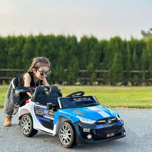 Coche eléctrico para niños de 6V con 2,4G y control remoto móvil, faros LED, puertas dobles, música/USB/MP3, arranque lento/parada - Product Image 5