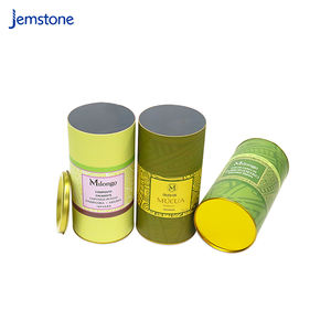 Emballage personnalisé en tube de papier kraft écologique en carton de thé vert pour les grains de café, les aliments, le thé en vrac de qualité alimentaire - Product Image 5