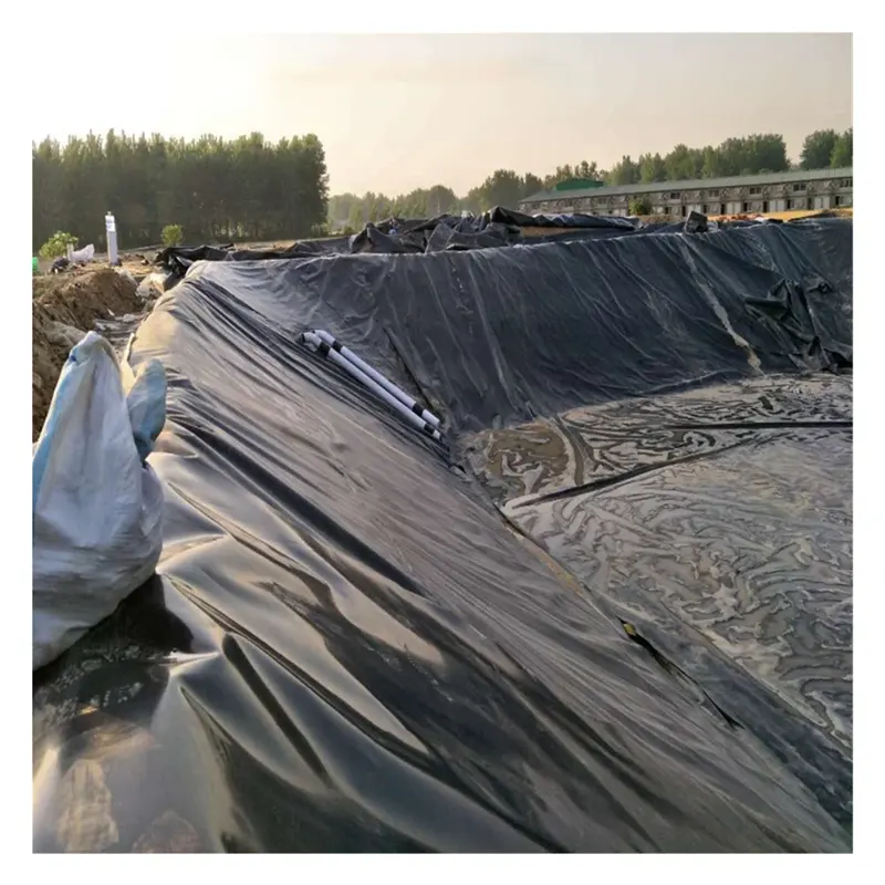 1.5-2mm HDPE geomembrane price for dam liner hdpe plastic pond liner fish tank waterproof liner waterproof membrane