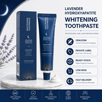 Dentifrice blanchissant de haute qualité fabriqué sur mesure avec de l'hydroxyapatite, saveur lavande