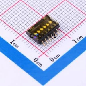 DSHP06TSGER DIP Switch Switch ( Number of Switch Sections: 6 )( Lead Spacing: 1.27mm ) - Product Image 1