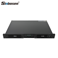 Amplificateur de Puissance Professionnel Numérique Sinbosen K2-2500 Classe D 2 Canaux, Idéal pour Systèmes Line Array et Subwoofers 1U