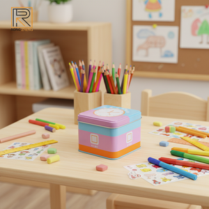 Caja de Estaño Ecológica al por Mayor para Correas de Reloj Infantiles, con Logotipo Personalizable, Caja para Reloj - Product Image 4