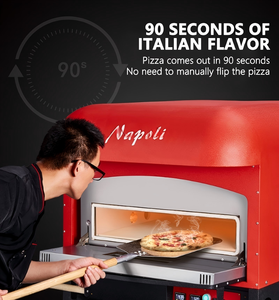Horno Eléctrico Comercial para <span class=keywords><strong>Pizza</strong></span> de Italia, Horno Eléctrico Individual de Sobremesa para <span class=keywords><strong>Pizza</strong></span>, para Cafetería, Pizzería - Product Image 3