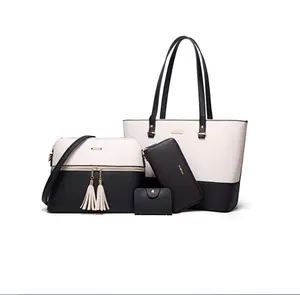 Supplier Wholesale Simple Design HandbagsSupplier Wholesale Simple Design Handbags China Handbag Sets PU Leather OEM