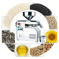 Presse à huile portable légère 20 kg, extracteur d'huile commercial mobile pour la vente sur site