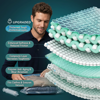 Sacs de rangement Q-Save écologiques en PA+PE, nouveau style chinois, pour chambre et salle de bain, pour couettes, couvertures et vêtements