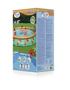<span class=keywords><strong>Bestway</strong></span>-<span class=keywords><strong>Piscina</strong></span> <span class=keywords><strong>redonda</strong></span> <span class=keywords><strong>inflable</strong></span> sobre el suelo, juego rápido 57416 - Product Image 2