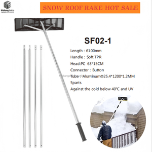 Rastrillo para Nieve Tipo Pala de 20 Pies, Superventas, Equipado con Mango Telescópico de Aluminio para un Fácil Manejo de la Nieve en Alturas - Product Image 2