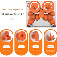 Extracteur de jus d'orange et de citron frais automatique haute puissance 110V à prix d'usine / Utilisation commerciale, facile à utiliser