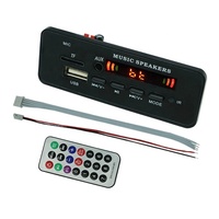 Modul Papan Sirkuit Dekoder Audio Pemutar MP3 USB BT Nirkabel 12V