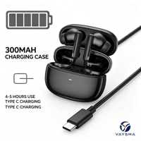 Écouteurs sans fil TWS noirs, appels HD ENC, haut-parleur 13 mm, résistants à la transpiration, étanches, intra-auriculaires, portables