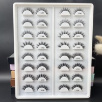 Vente en gros de cils en bande 3D faux vison vegan de 13 mm, style naturel, faux cils 100% faits à la main, doux et vaporeux