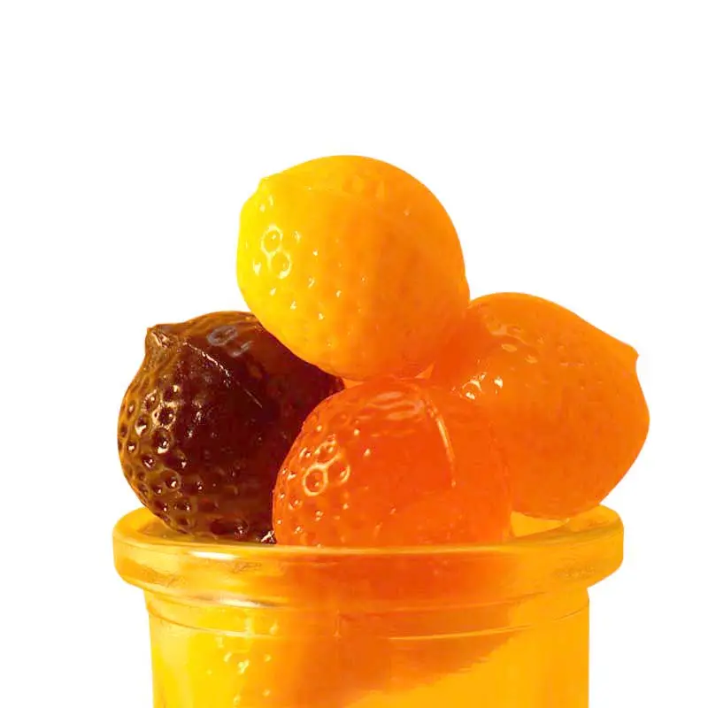 Zucchero di Mango gommoso aromatizzato alla frutta caramelle natalizie i bambini amano caramelle di gelatina di alta qualità caramelle gommose personalizzabili