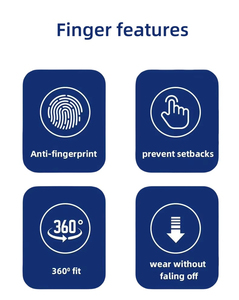 Chống trượt mồ hôi bằng chứng màn hình cảm ứng nhạy cảm ngón tay tay tay áo Nylon ngón tay tay tay áo - Product Image 6