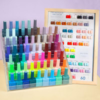 Lot en Gros 15ml Vernis Gel UV Professionnel 60 Couleurs Créer Votre Propre Marque Kit Vernis Gel UV Vente en Gros