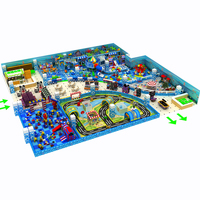 Jeux interactifs de grande taille pour enfants, ensembles de terrains de jeux intérieurs, équipements de terrains de jeux intérieurs durables pour enfants, usage commercial
