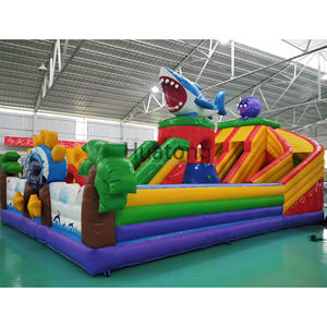 Château gonflable pour enfants en PVC <span class=keywords><strong>commercial</strong></span>, château gonflable extérieur, thème océan, parc gonflable combiné, trampoline pour enfants - Product Image 2