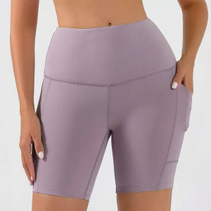 Pantaloncini sportivi <span class=keywords><strong>da</strong></span> Fitness a vita alta <span class=keywords><strong>da</strong></span> <span class=keywords><strong>donna</strong></span> più venduti pantaloncini <span class=keywords><strong>da</strong></span> ciclismo ad asciugatura rapida con natica di sollevamento <span class=keywords><strong>e</strong></span> pantaloni <span class=keywords><strong>da</strong></span> Yoga <span class=keywords><strong>attillati</strong></span> - Product Image 3