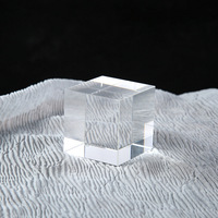Honor Of Crystal Shining Transparent Clear Crystal Cube Cube de gravure laser 3d vierge