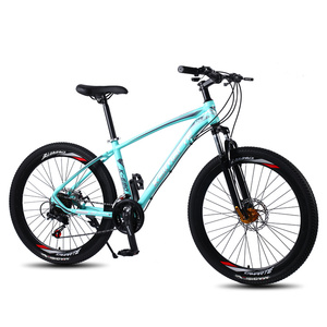 軽くて丈夫な26インチ29インチマウンテンバイク21スピードスチールフレーム自転車ダブルディスクブレーキワンラウンドバイク - Product Image 6