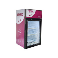 Réfrigérateur à boissons Meisda SC52B à température unique avec porte en verre, refroidissement direct, pour boissons énergisantes