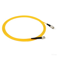 ALLSTRONG FO-FOC-FST-U Kabel Patch Cord Fiber FC/UPC-ST/UPC SM Single Mode Kuning Simplex untuk Telekomunikasi