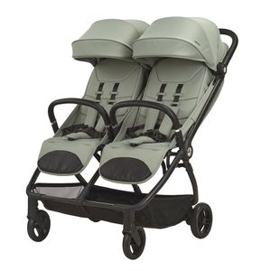 Sistema de Viaje 2 en 1 con Plegado Automático, Carriola Doble para Bebés |   Cochecito Doble con Marco de Aluminio y Capazo, Suministrado por Fábrica - Product Image 2