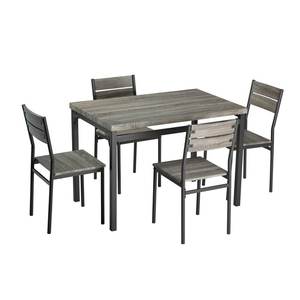 Ensemble <span class=keywords><strong>de</strong></span> <span class=keywords><strong>chaises</strong></span> <span class=keywords><strong>de</strong></span> Table en bois, 5 pièces, pour la cuisine et le Restaurant - Product Image 1