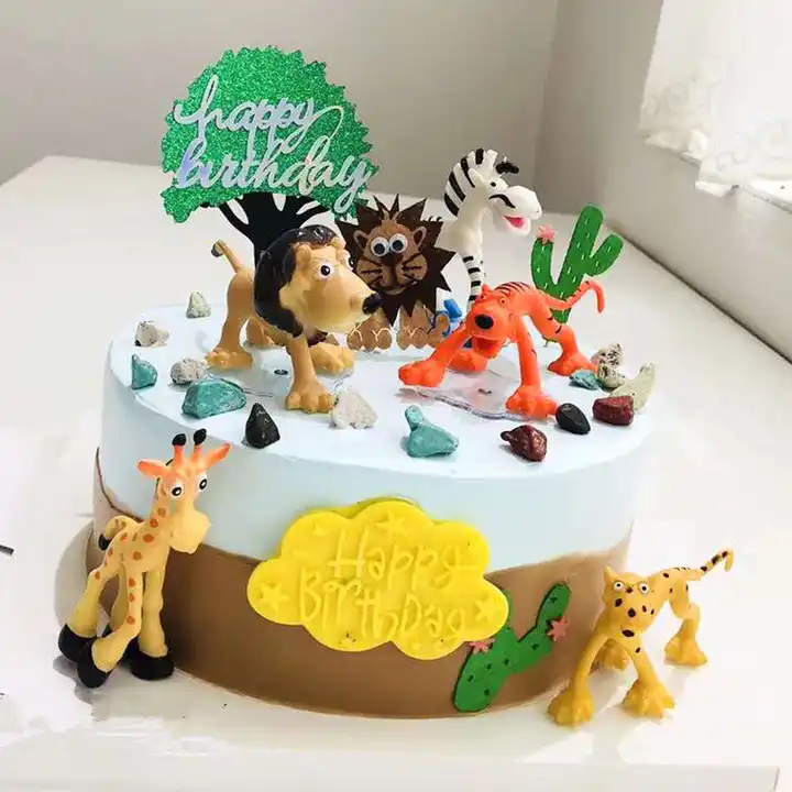 Zoo Animal Cake Decorating Topper – Bling Your Cake