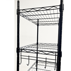 Adjustable Wire <strong>Shelving</strong> <strong>Unit</strong> Metal Storage Rack for Kitchen Pantry Garage Laundry Room Organization - Product Image 2
