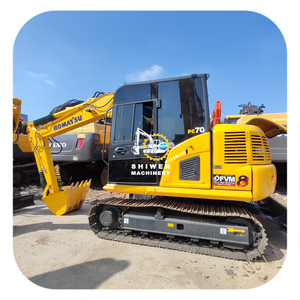 Excavadora Komatsu pc70 con motor Komatsu SAA4D95LE-5, miniexcavadora de cadenas para agricultura y construcción pc35 pc40 pc55 pc58 - Product Image 1