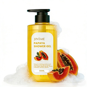 OEM/ODM Papaya Shower <b>Gel</b> Body Wash 500ml with Vitamin C & Papaya Extract <b>for</b> Brightening <b>Skin</b> and Even Tone - Product Image 1