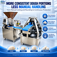 Mesin Pembagi dan Pembulat Adonan Otomatis Kontinu Volumetrik untuk Lini Produksi Roti