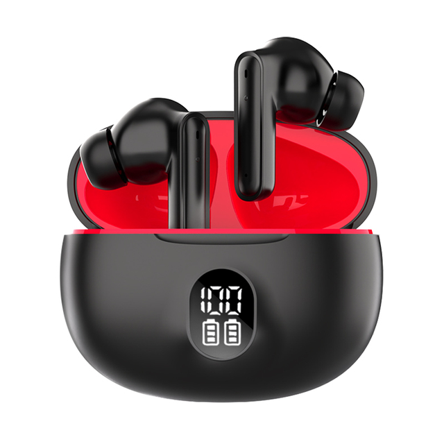 Type-C Fast Charging Wireless Earphones, Long Battery Life Headset with Noise Reduction