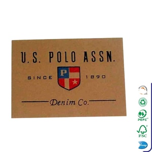 <span class=keywords><strong>Étiquettes</strong></span> en papier lavables avec logo personnalisé, pour jean, 1000 pièces - Product Image 4