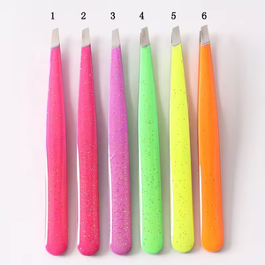 Nhíp lông mày Kìm lông mày tuốt Clip thép không gỉ nhíp lông mày người đàn ông kéo tóc trắng râu - Product Image 2