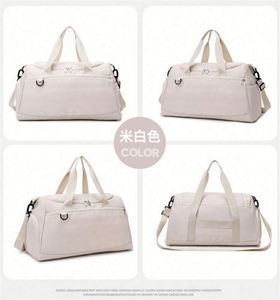 กระเป๋าเดินทางสะพายไหล่แบบมีโลโก้สั่งทำพิเศษ กระเป๋าเดินทางขนาดใหญ่สำหรับออกกำลังกาย ฟิตเนส โยคะ กระเป๋าเดินทางคุณภาพสูงสำหรับสุภาพสตรี - Product Image 4